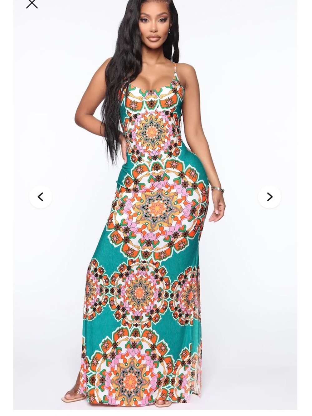Fashion Nova maxi dress. Small